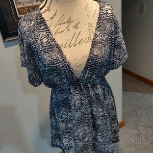 Snake print blouse (slightly shear)